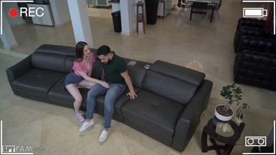 Минет, Сперма на лице, Наездницы, Брюнетки, Бритые письки, Молодые, Раком, POV, Hazel Moore, Отсос члена, Посадил на член, Дрочит между сиськами, Подглядывание, Крепкий член, Кончает в рот, Ласкает соски, Длинноволосая девушка, Ебля на диване, В позе раком, Бородатый, Женские ноги,