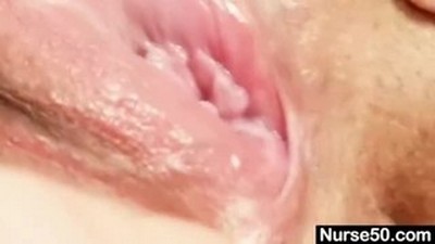 Зрелые и постарше, Старые, Волосатые киски, Naughty Head Nurse,