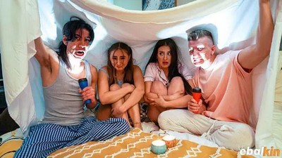 Групповой, Качество HD, Молодые Юные, Русская озвучка, Русский перевод, Семейные фантазии, Aubree Valentine, Penelope Kay, SisSwap, TeamSkeet, Новинки 2022, Сводная сестра,