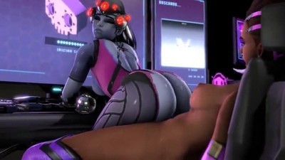 Игры, Мультики 3д, Овервотч, Мультики, Вдова, Сомбра, Трансы мультики,