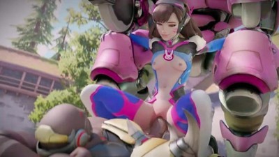 Игры, Мультики 3д, Овервотч, Мультики, D.va,