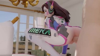 Игры, Мультики 3д, Овервотч, Мультики, D.va,