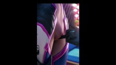 Игры, Мультики 3д, Овервотч, Мультики, D.va,