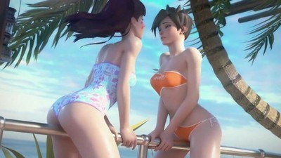 Игры, Мультики 3д, Овервотч, Мультики, D.va,
