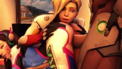 Игры, Мультики 3д, Овервотч, Мультики, D.va, Ангел,